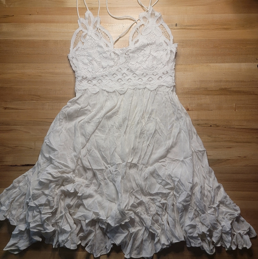 Free People One white summer dress size s/p
